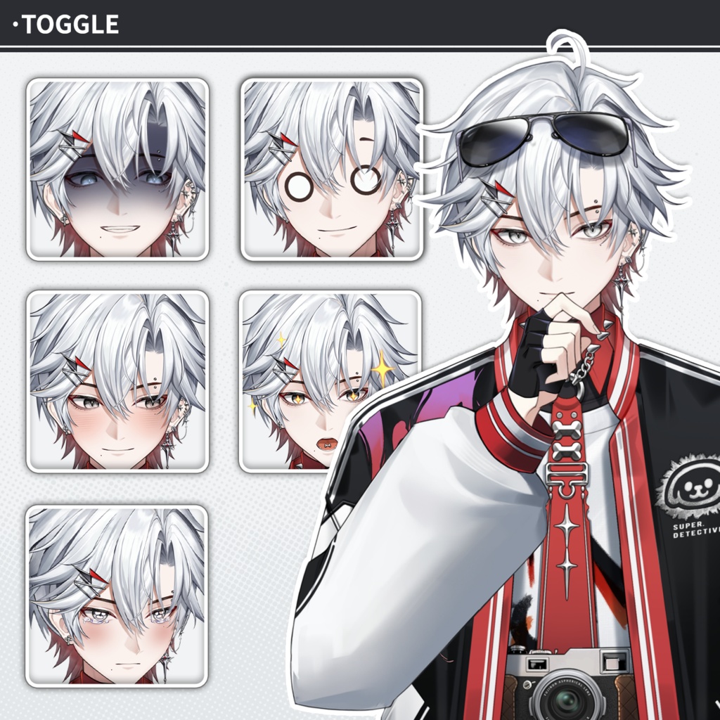 【Live2Dモデル】スト系男子/【Live2D Model】Streetwear Fashion Boy