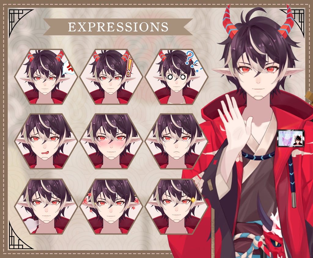 【限定一点】Live2Dモデル:カガリKagari