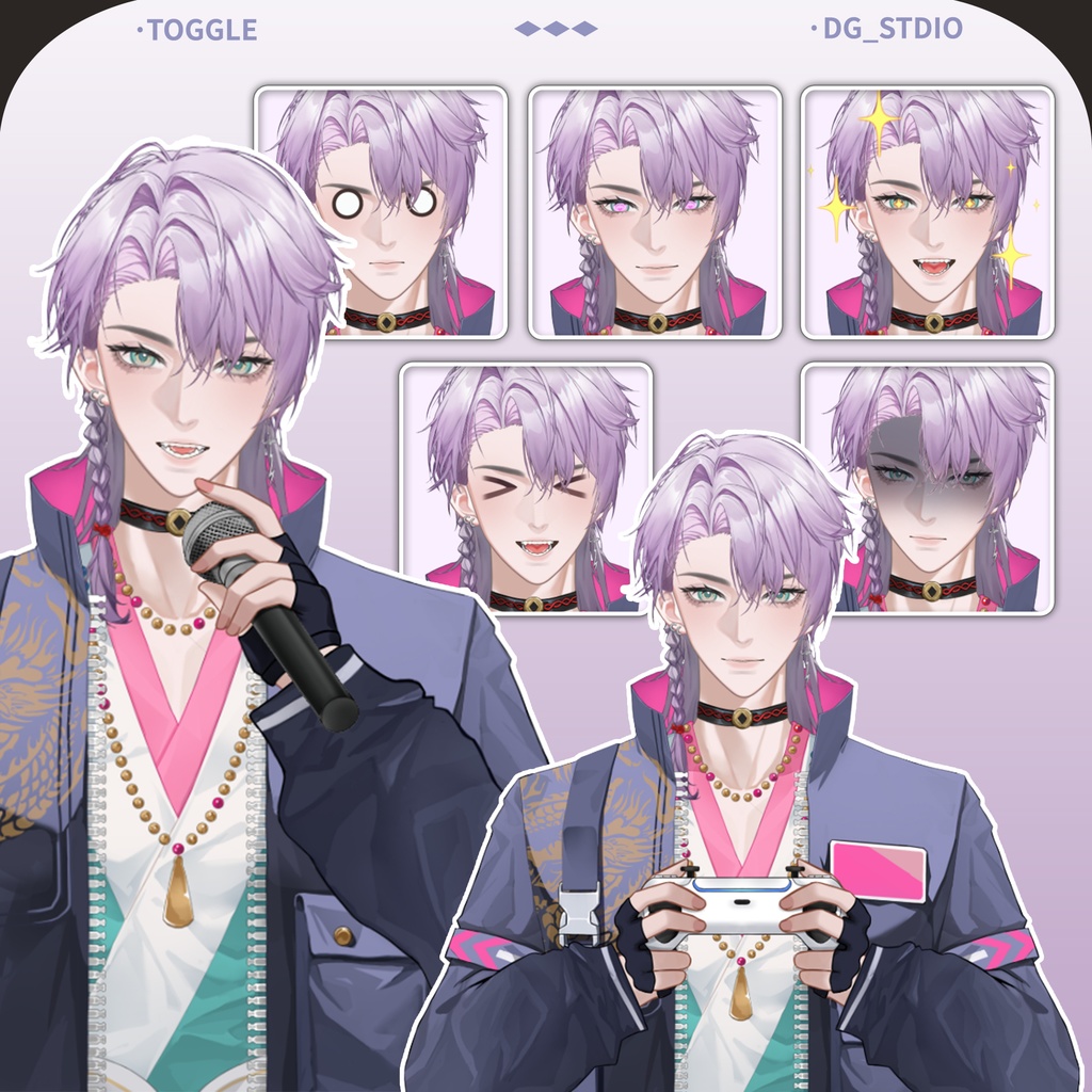 【限定一点】Live2Dモデル:レイヴ・ヴァイオRave Vio