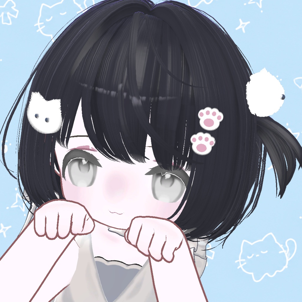 【50%OFFセール】🐱ふわねこ🐱ヘアアクセサリーセット【MA対応】