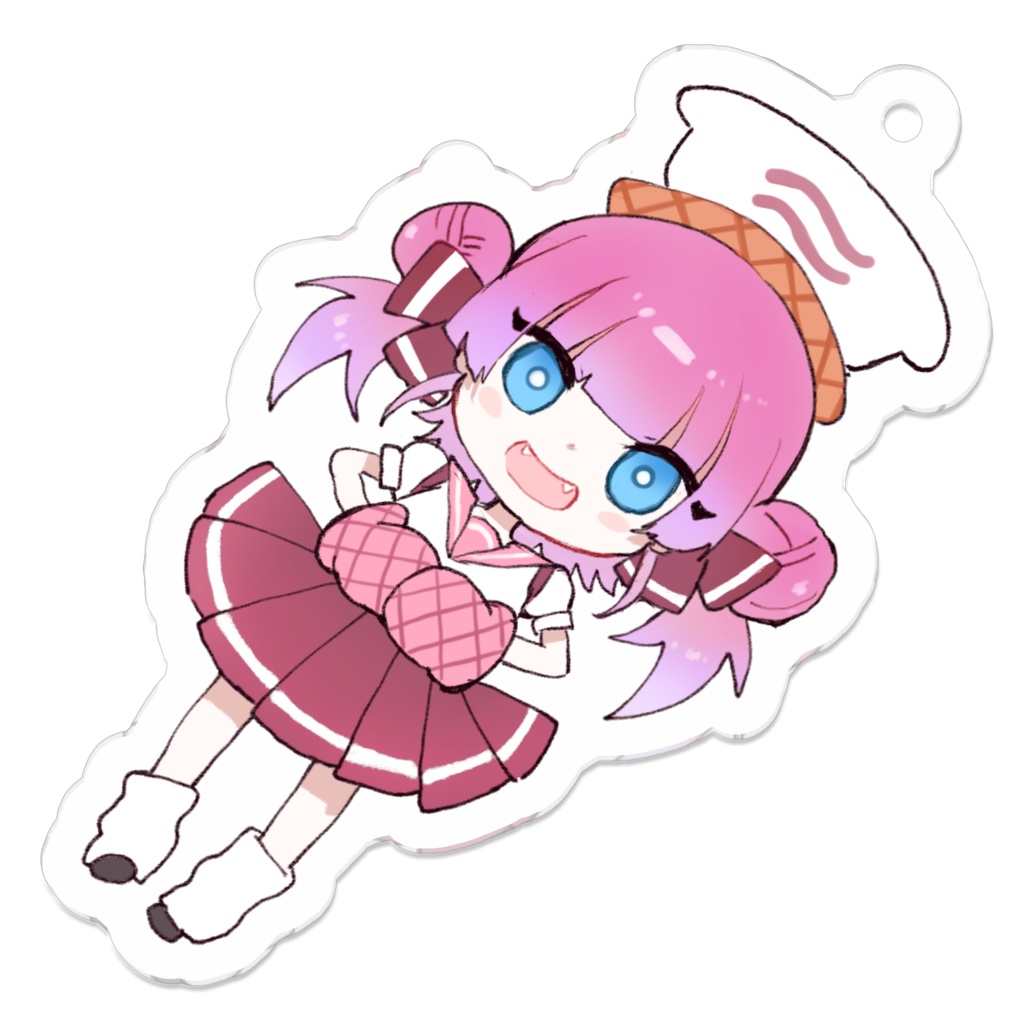 鍋うどんちゃんキーホルダー(小)