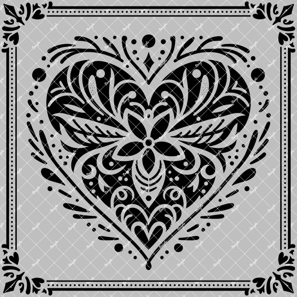 タトゥーデカール：Heart2