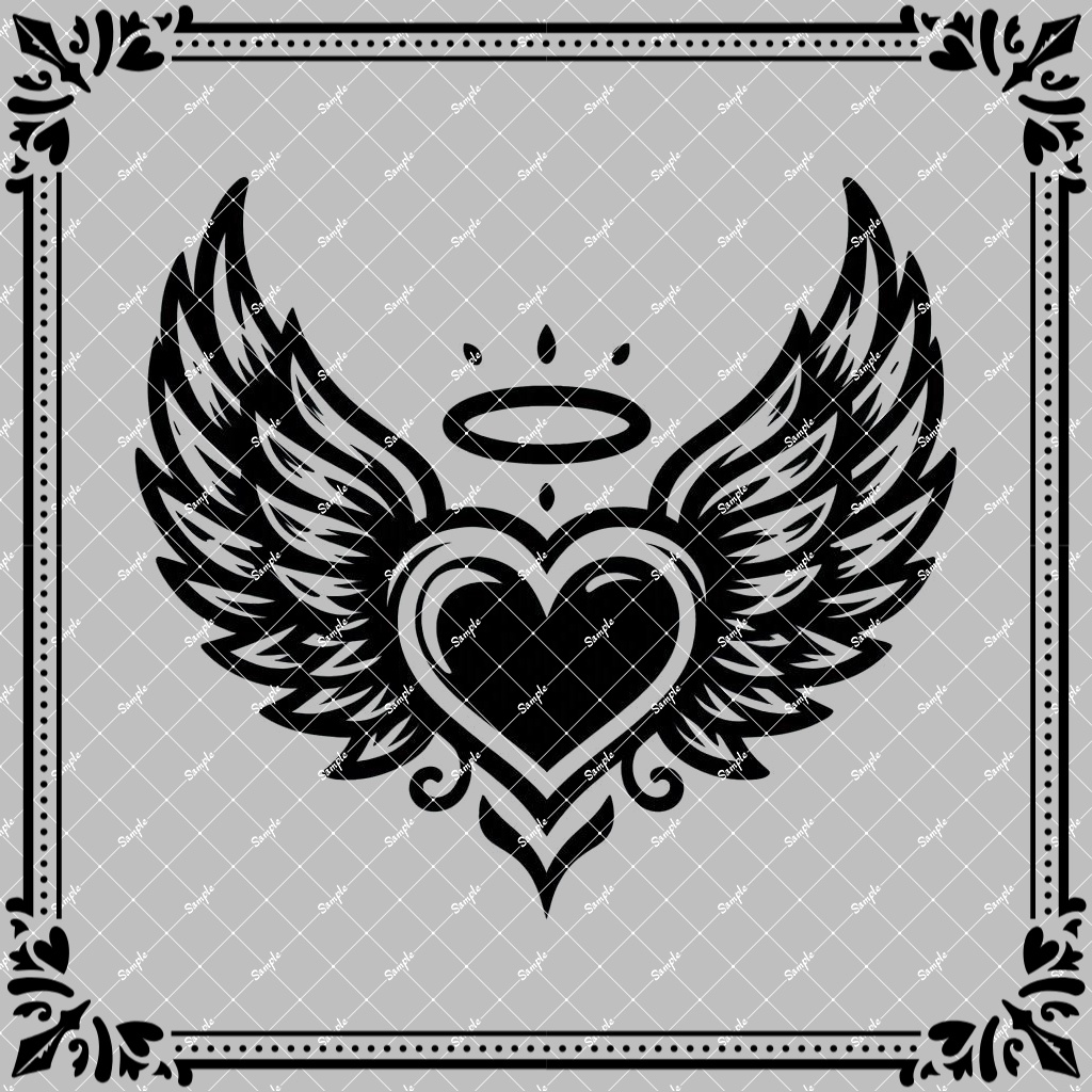 タトゥーデカール：Heart4