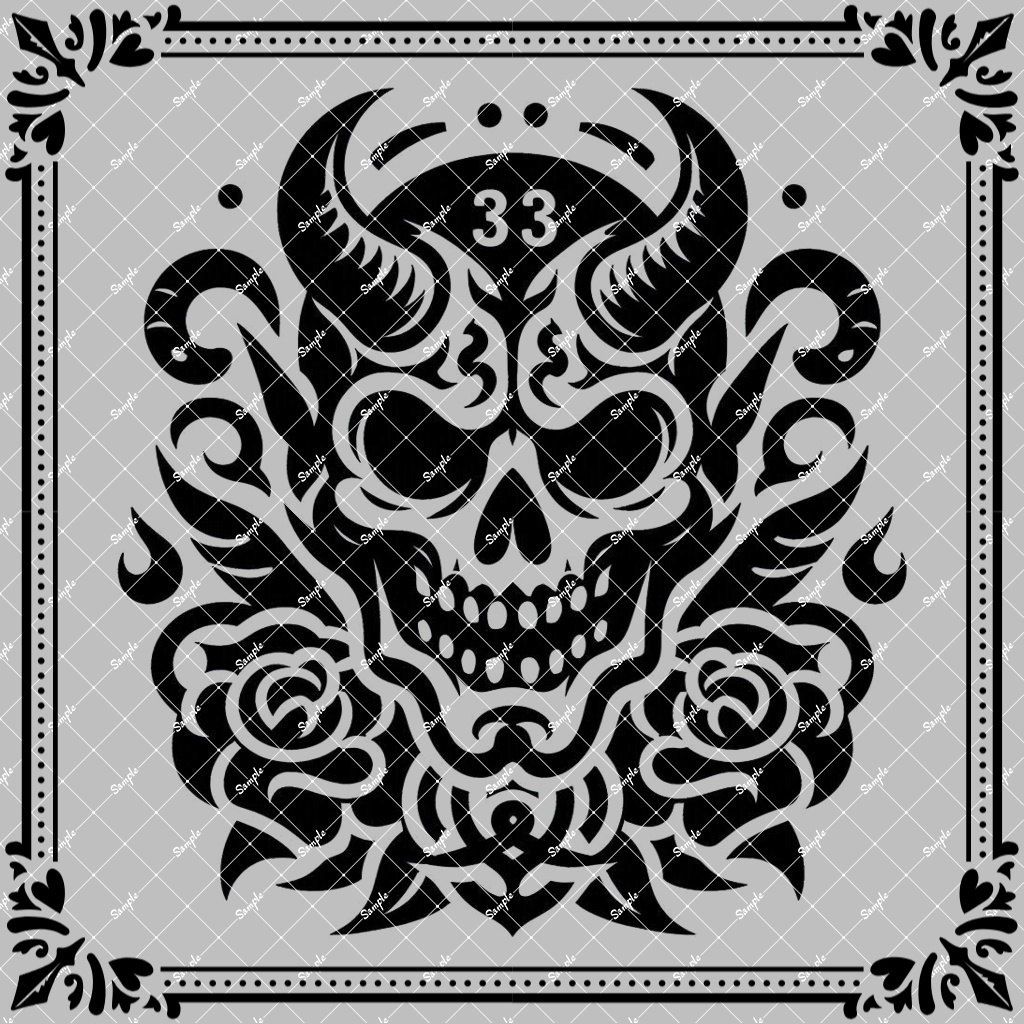 タトゥーデカール：Demon1