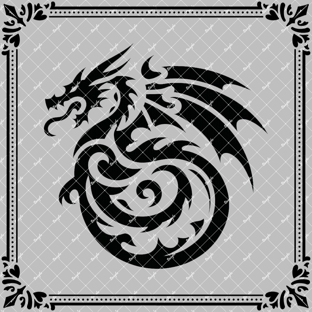 タトゥーデカール：Dragon1