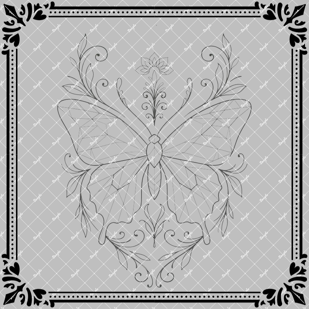 タトゥーデカール：Butterfly