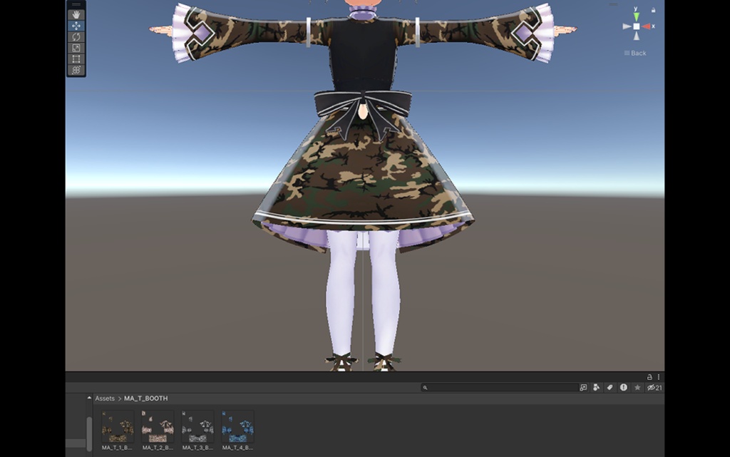 のらきゃっとぷらす(ますきゃっと)用 衣装改変テクスチャ