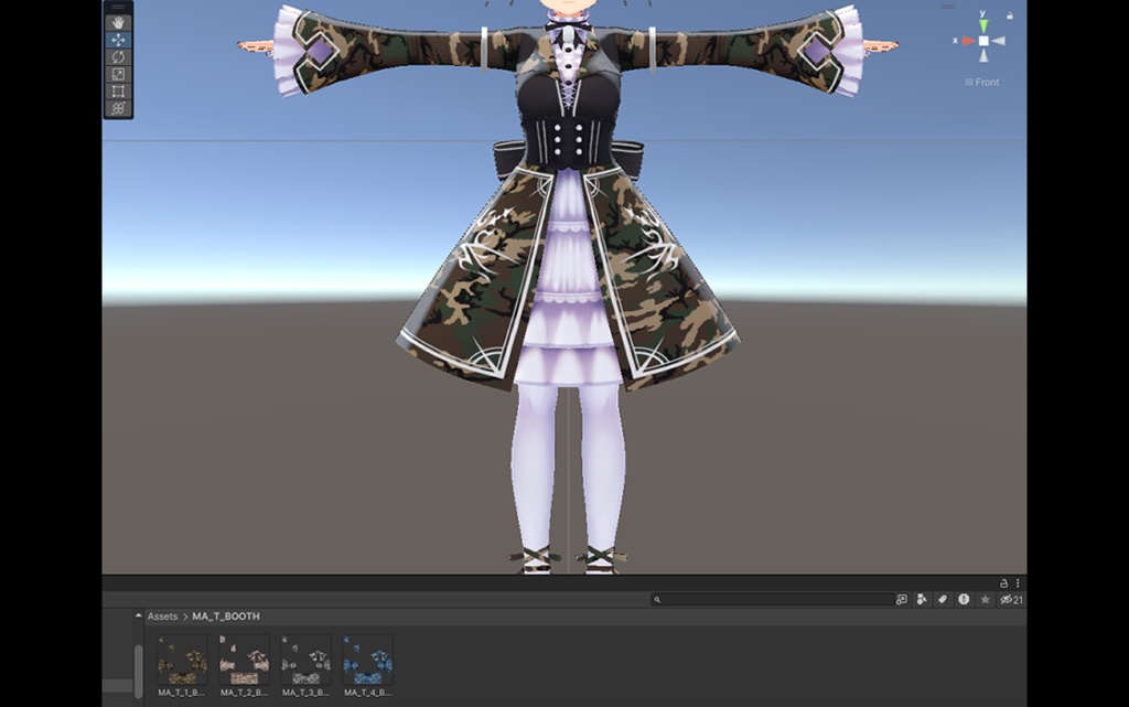 のらきゃっとぷらす(ますきゃっと)用 衣装改変テクスチャ