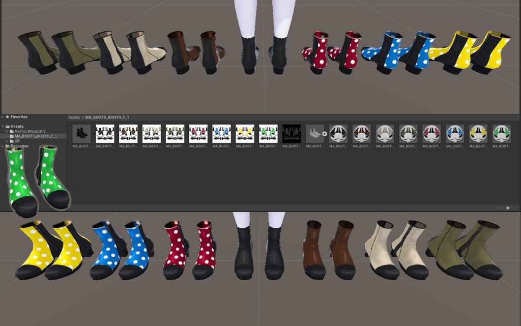 のらきゃっとぷらす(ますきゃっと)用 ショートブーツ