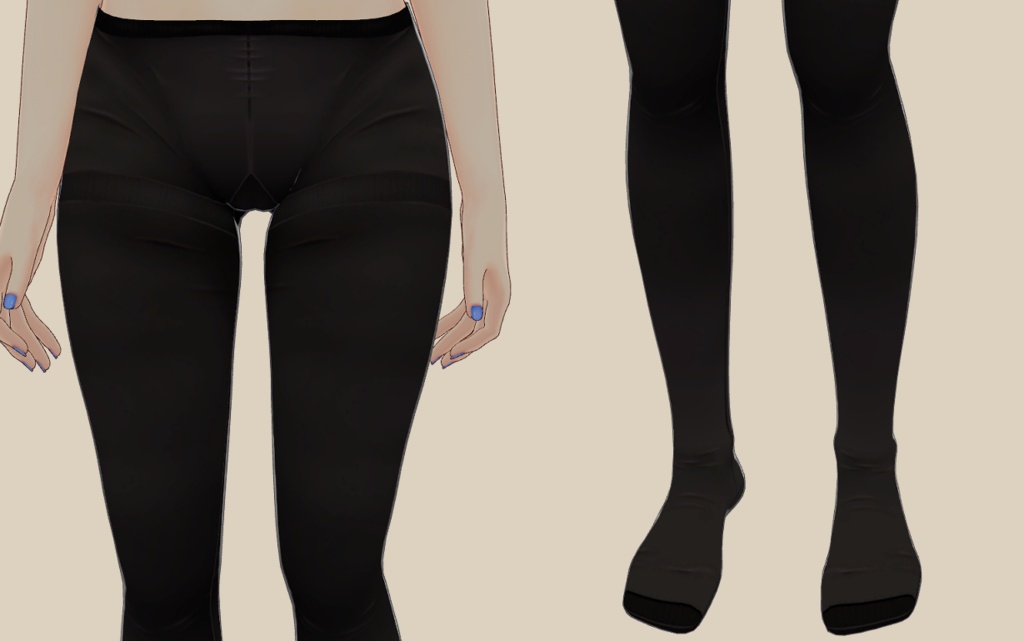 のらきゃっとぷらす(ますきゃっと)用 簡易グレータイツテクスチャ