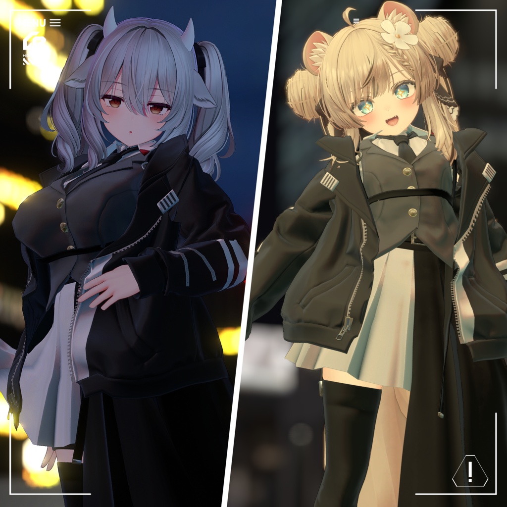 【3D衣装】参八式霊障防護祓衣(MANUKA、Milltina対応)