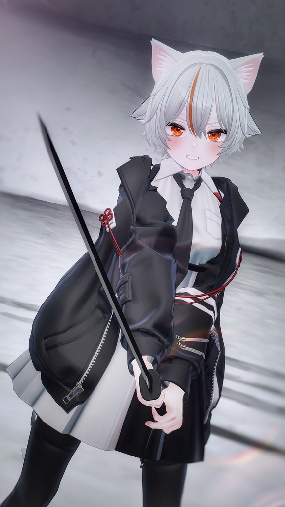 【3Dモデル】参八式退魔刀【MA対応】