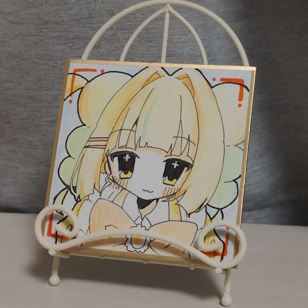 【豆色紙原画】創作少女