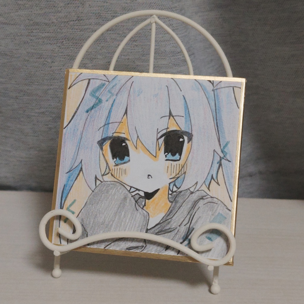 【豆色紙原画】創作少女