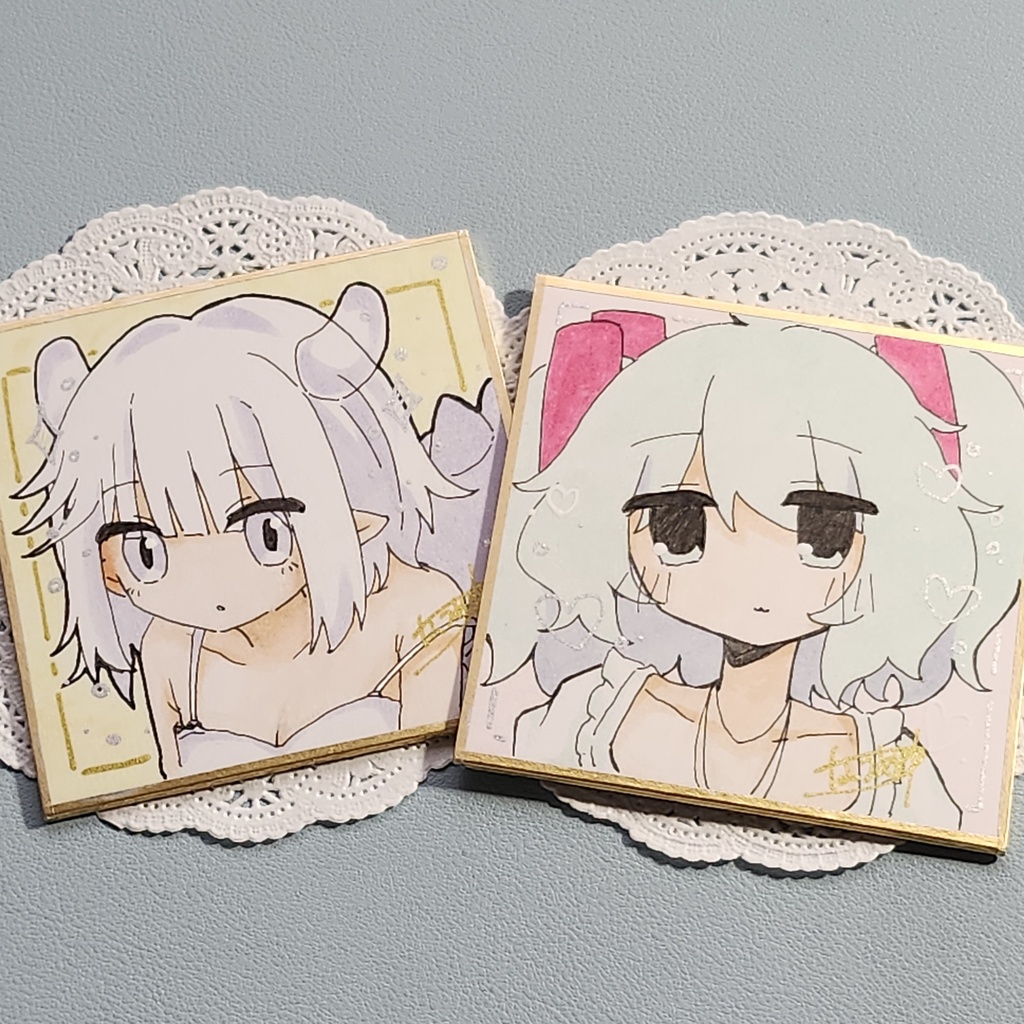 【豆色紙原画】創作少女