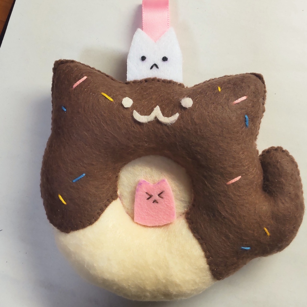 マスコット(猫ドーナツ)