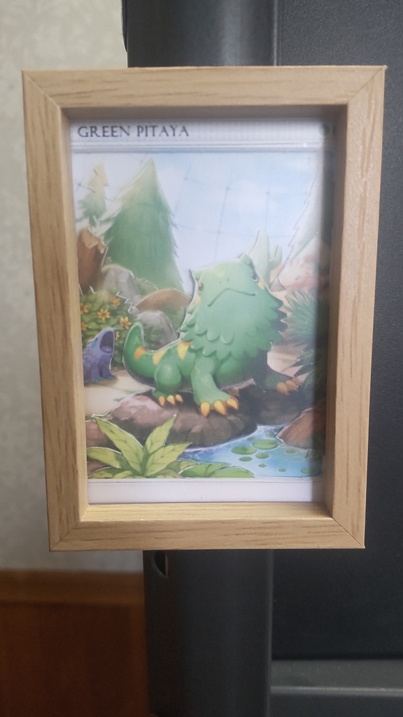 レイヤー切り絵(グリーンピタヤ)