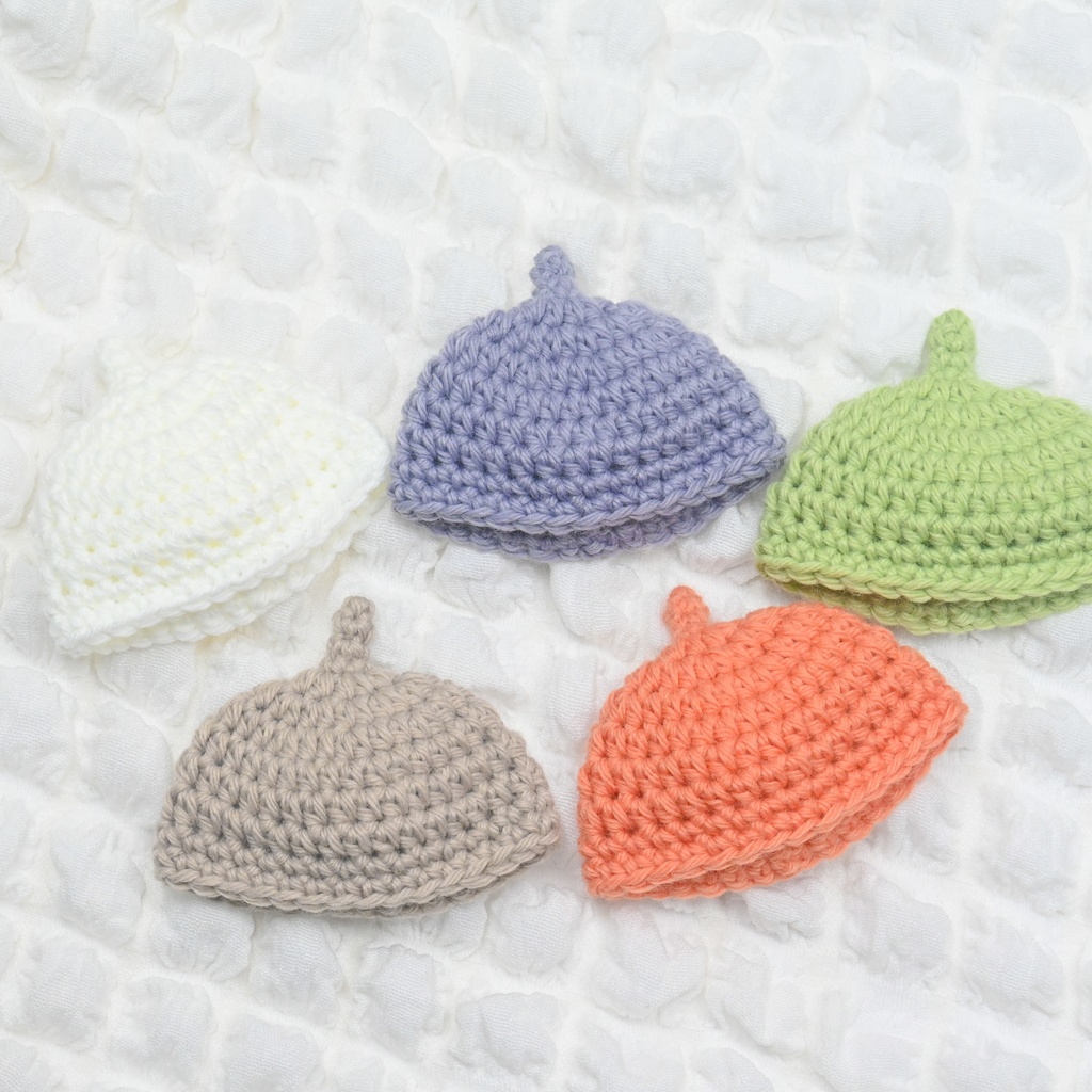 【10-12cmぬい】ニット帽/どんぐり帽子/セーターガチャ