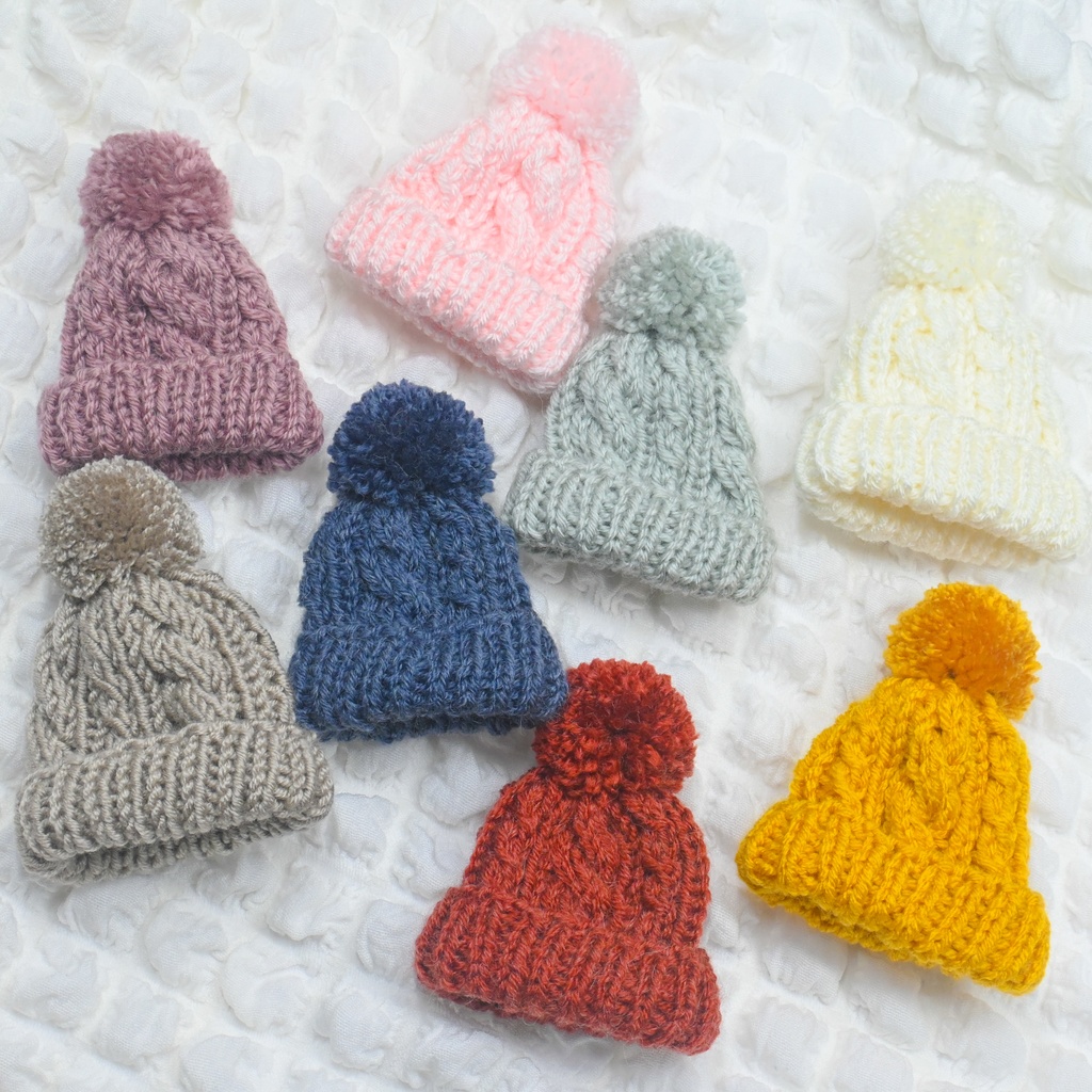 【10-12cmぬい】ニット帽/どんぐり帽子/セーターガチャ