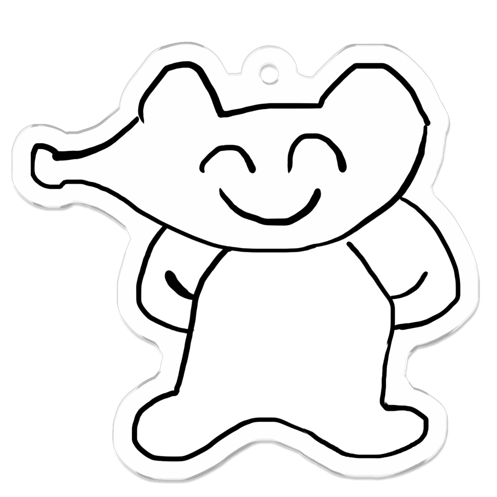 にょ~アクリルキーホルダー