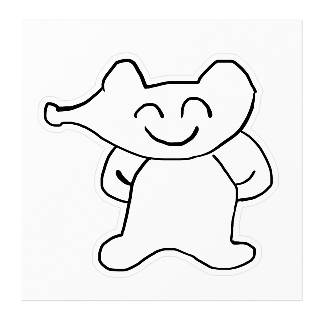 にょ~ステッカー