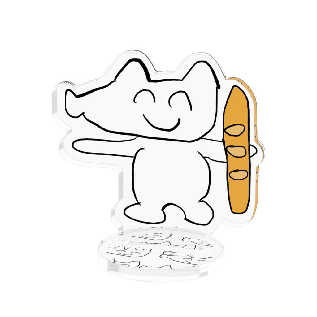 にょ~アクリルフィギュア フランスパンver