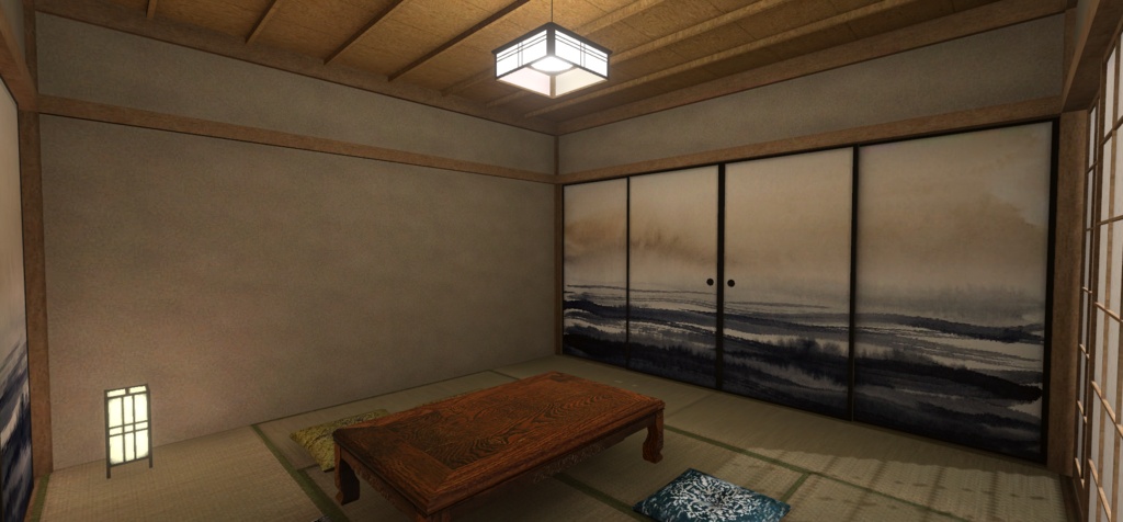 【VRChat向けワールド】和風の部屋