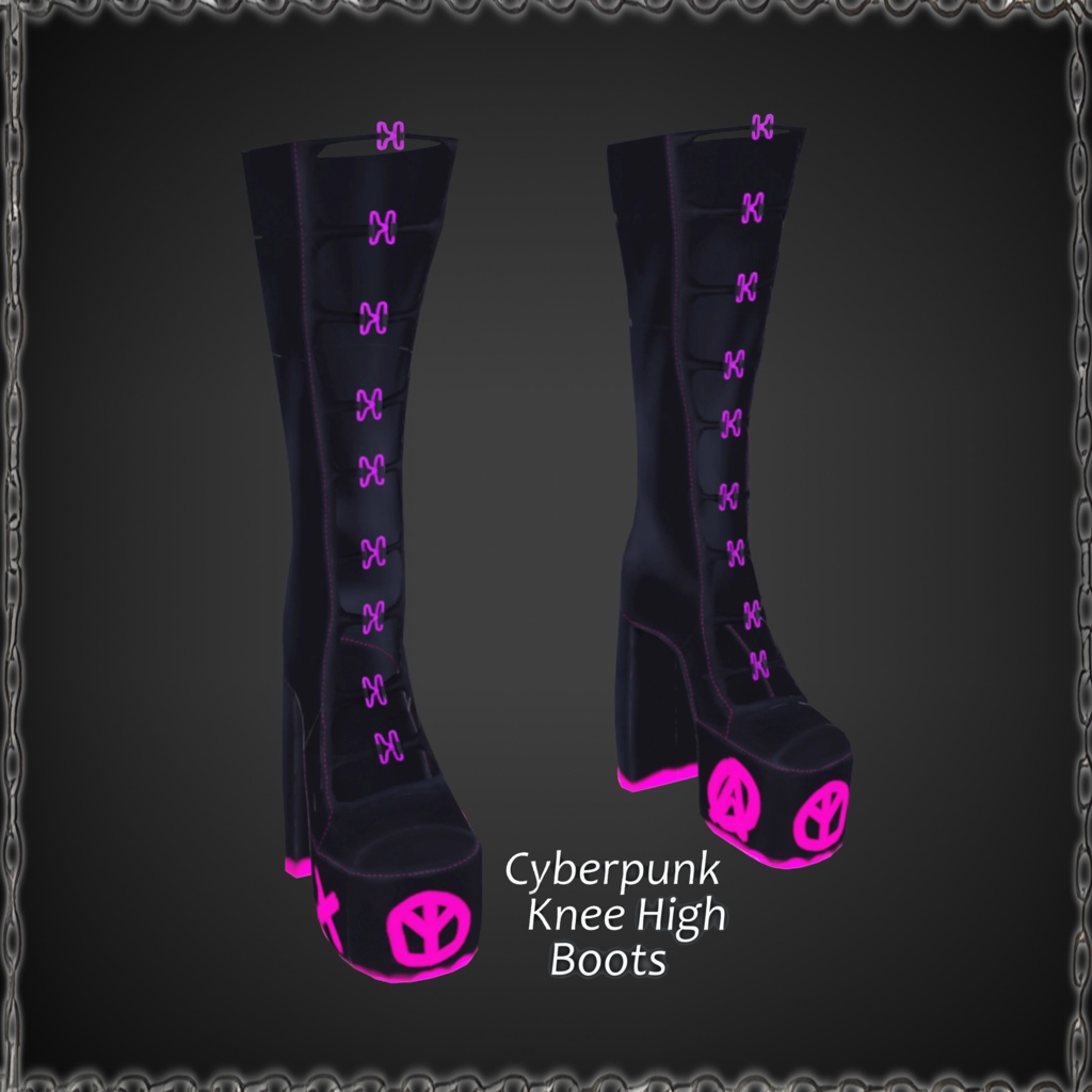 Lola’s Cyberpunk knee high boots