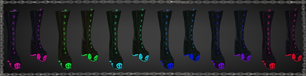 Lola’s Cyberpunk knee high boots