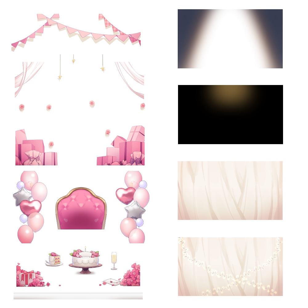 【背景素材】誕生日&記念日セット