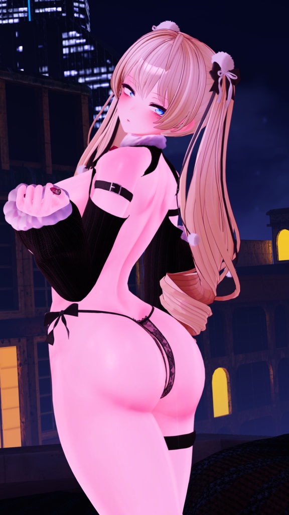 💜悪のニットランジェリー💜 #悪の組織VR