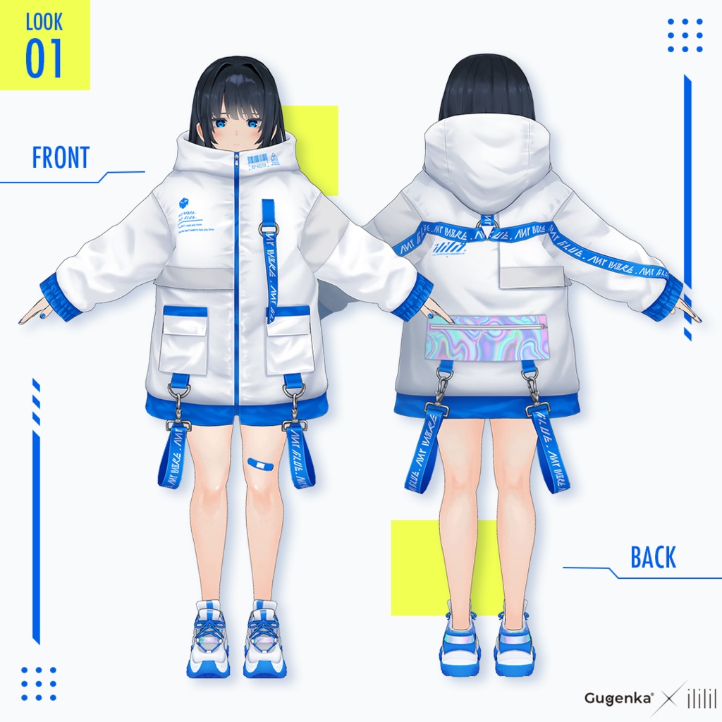 壱色青藍/3Dモデル