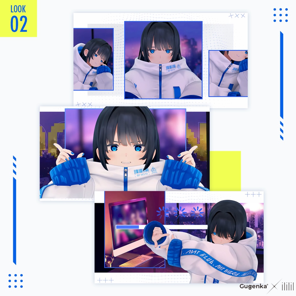 壱色青藍/3Dモデル