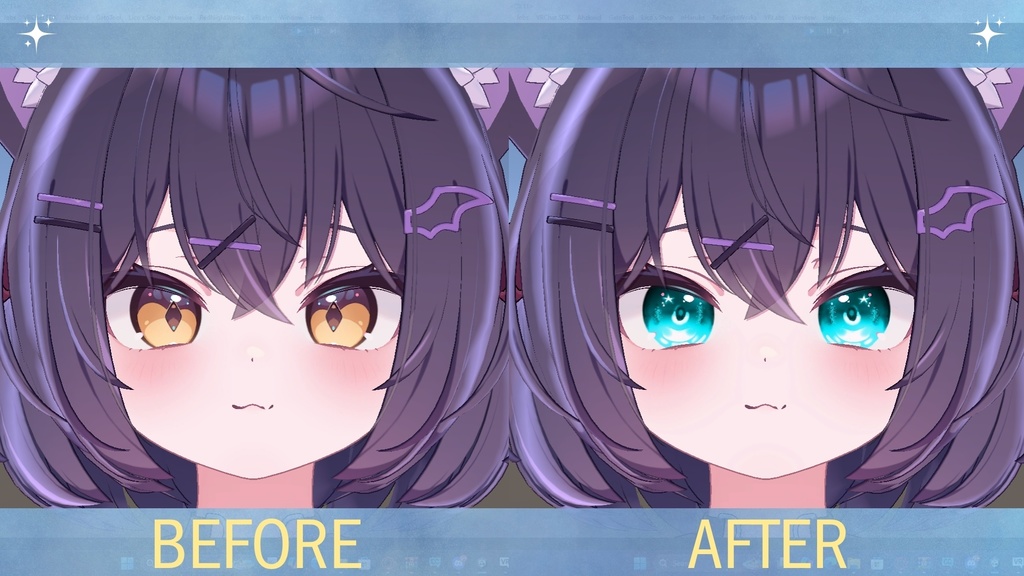 【ショコラ Chocolat】 StarLight Eye Textures Pack (28 Colors)
