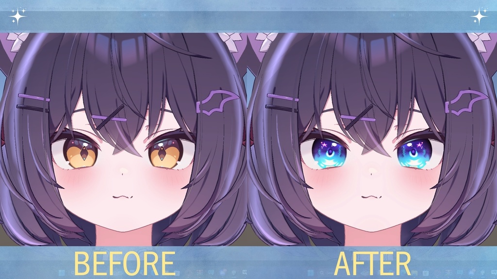 【ショコラ Chocolat】 StarLight Eye Textures Pack (28 Colors)