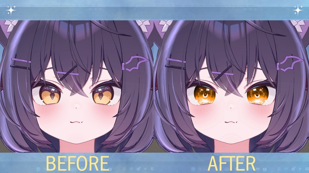 【ショコラ Chocolat】 StarLight Eye Textures Pack (28 Colors)