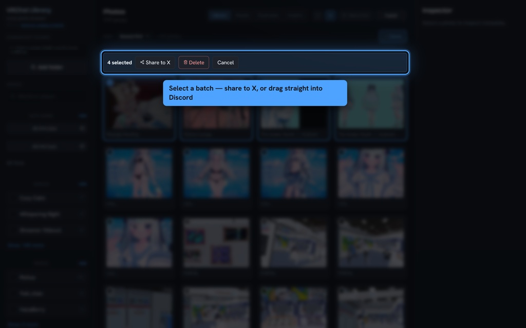 VRChat Photo Library Manager — AIで写真を自動整理 / AI-powered VRChat photo organizer