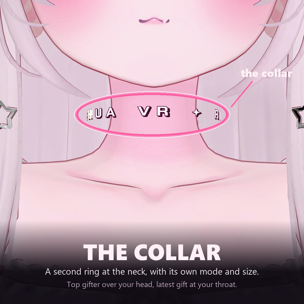 GlitchHalo — TikTokギフトで投げ主の名前が回る VRChat 用ヘイロー / TikTok gifter name halo (OSC)