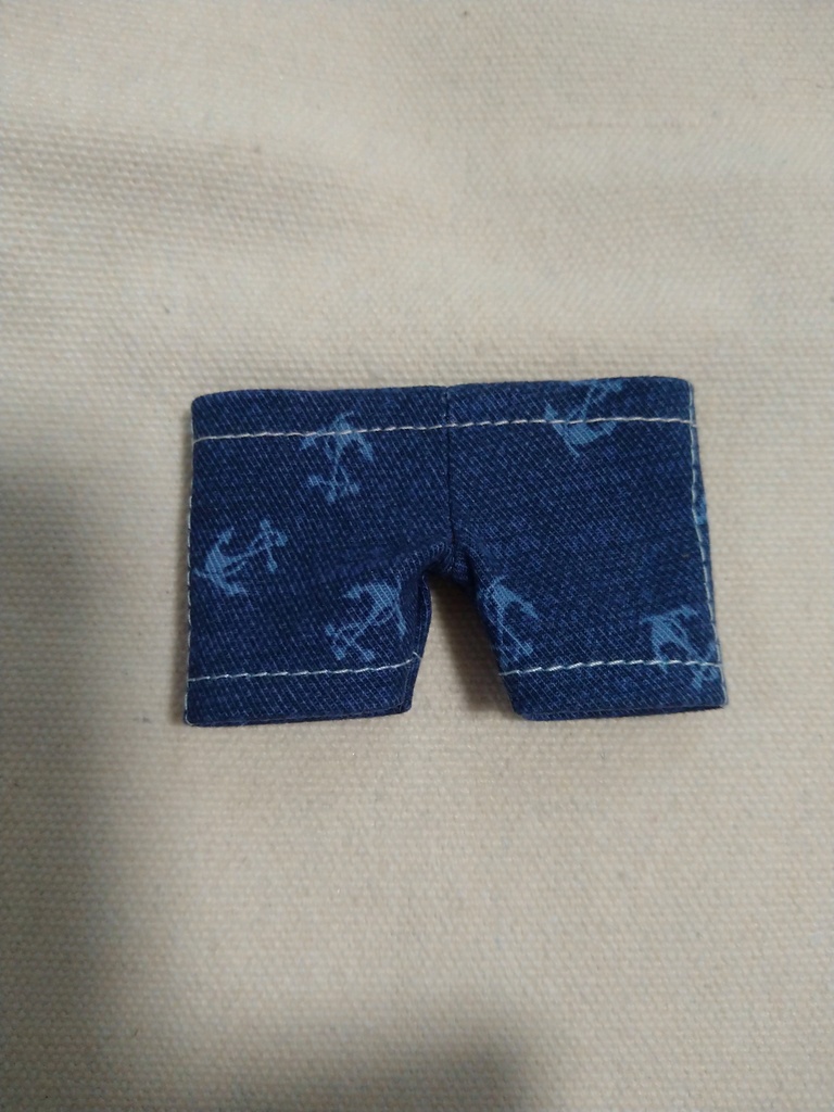 おきがえぬいぐるみ用　パンツ　マリン