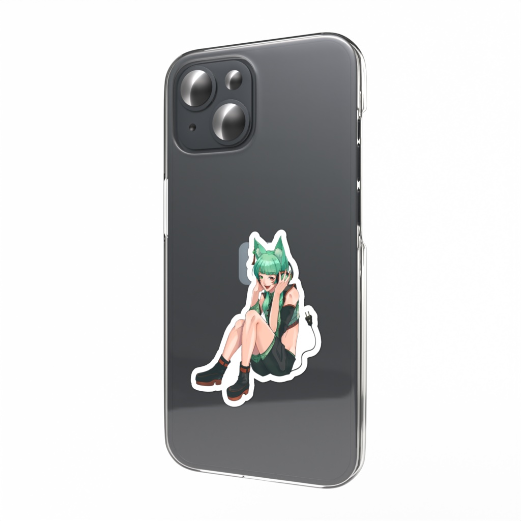 壱式お座りステッカー