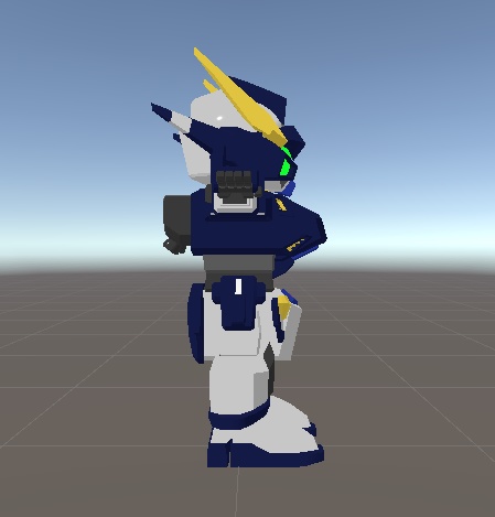 【VRChat想定アバター】SDロボ スカイラピス