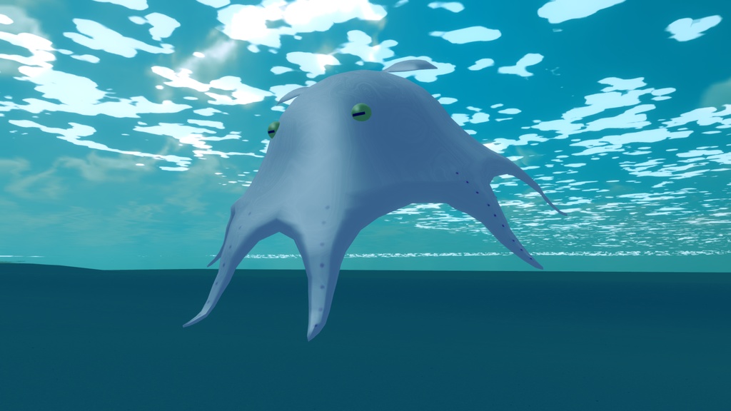 【VRChat想定無料アバター】メンダコ