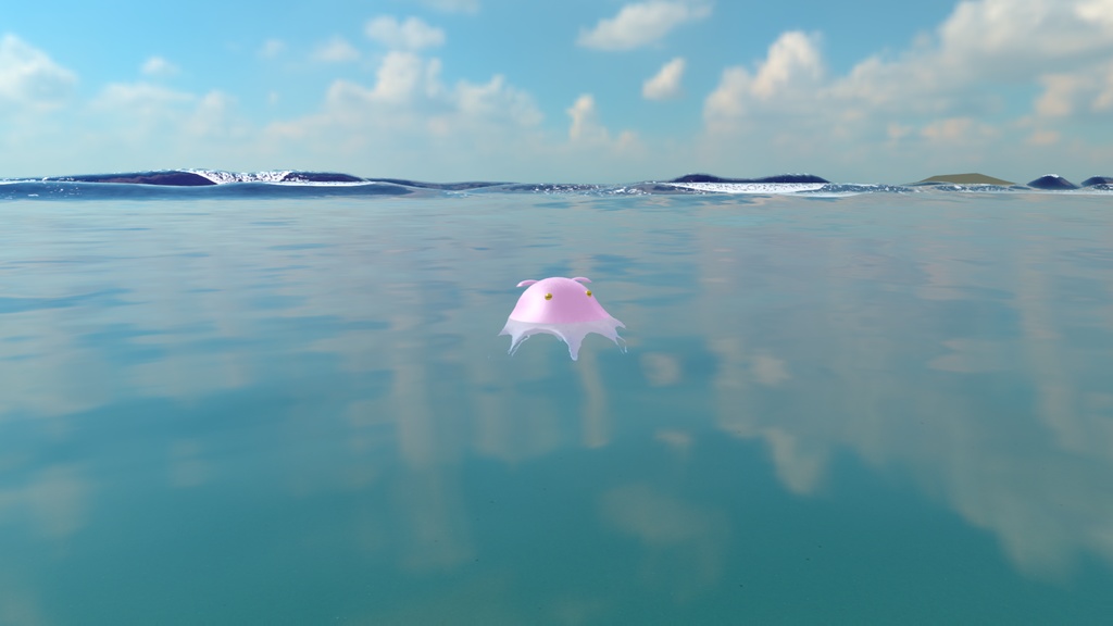 【VRChat想定無料アバター】メンダコ