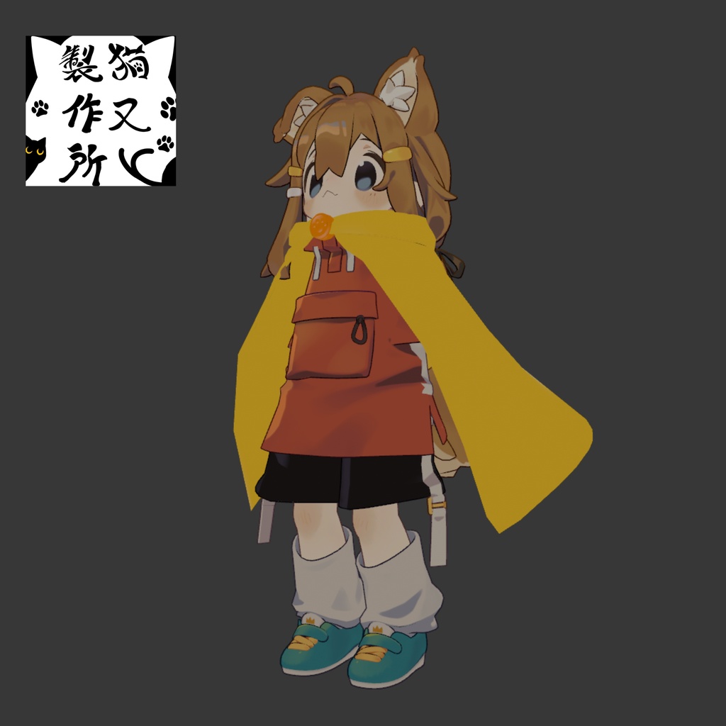【VRChat想定】まめひなた対応 まめマント