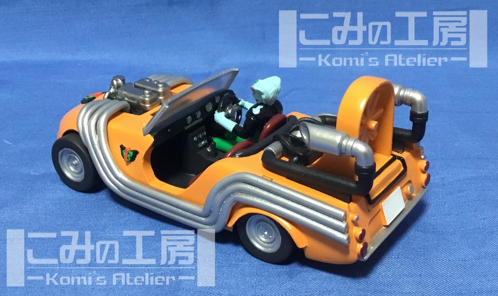 マッハロッド&乗車バロム・1 (未彩色ガレージキット)超人バロム・1 東映版権 ワンフェス2024S限定