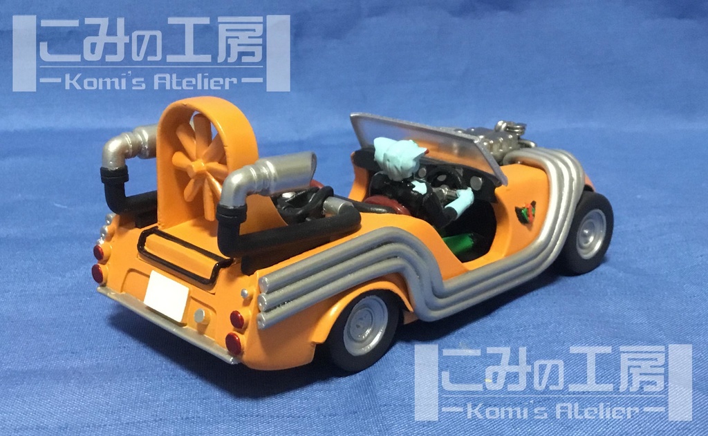 マッハロッド&乗車バロム・1 (未彩色ガレージキット)超人バロム・1 東映版権 ワンフェス2024S限定