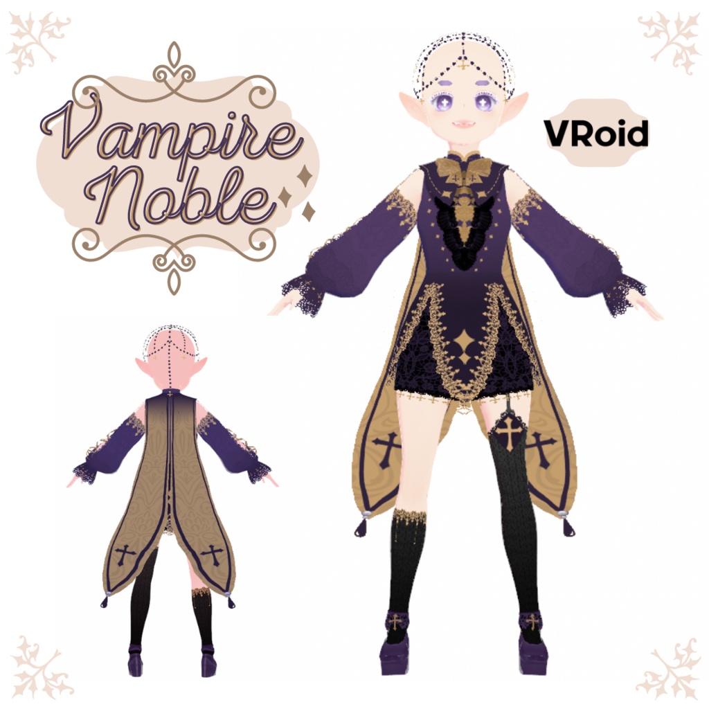 【VRoid】Vampire Noble Costume
