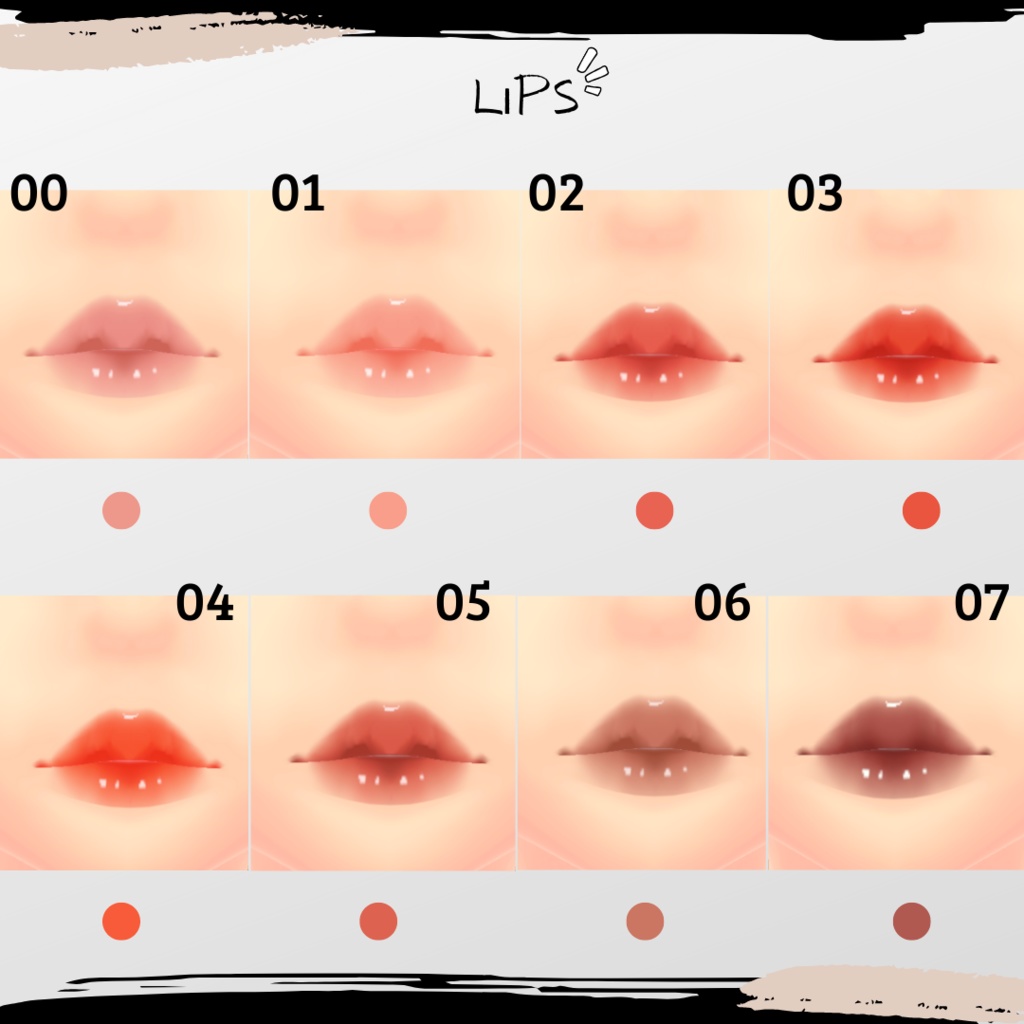 【VRoid】Skin Textures Collection