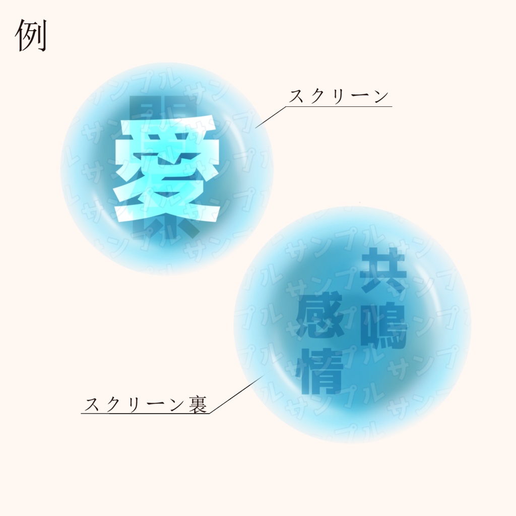 【エモクロアTRPG】共鳴感情パネルの丸【ココフォリア素材】