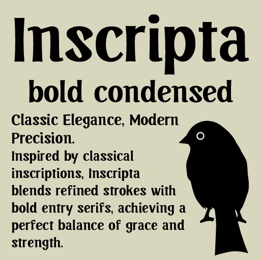 Inscripta bold condensed